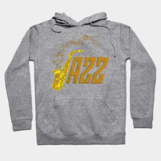 Saxophone Day Jazz Music Band Orchestra Jam Session Hoodie by tanambos